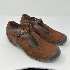 Merrell Dark Spice Plaza Strap Mary Jane Shoes Size 8